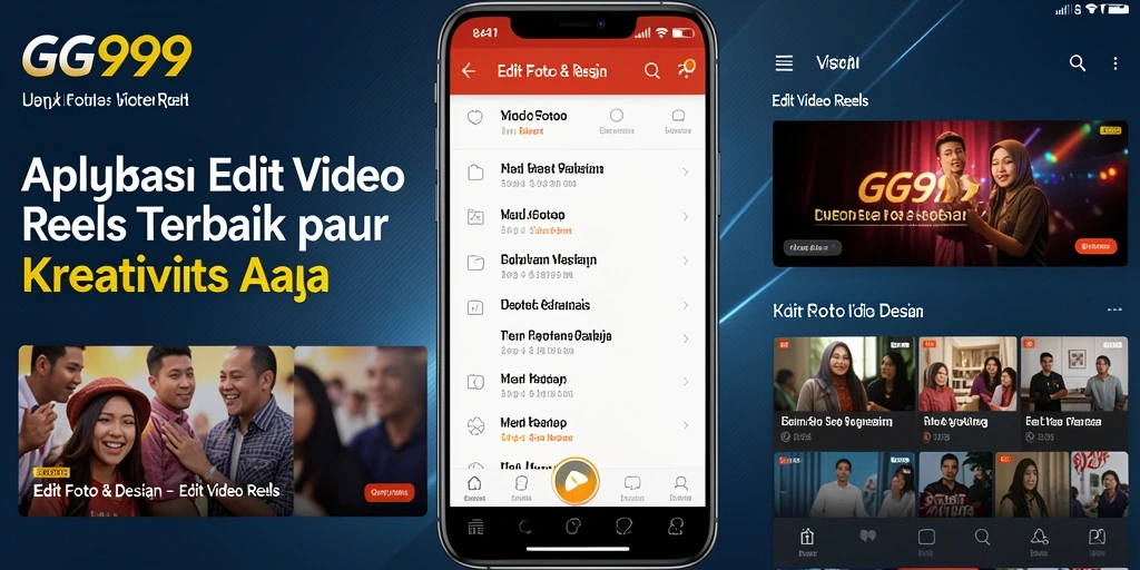 Antarmuka intuitif yang memudahkan pengguna dalam mengedit video.