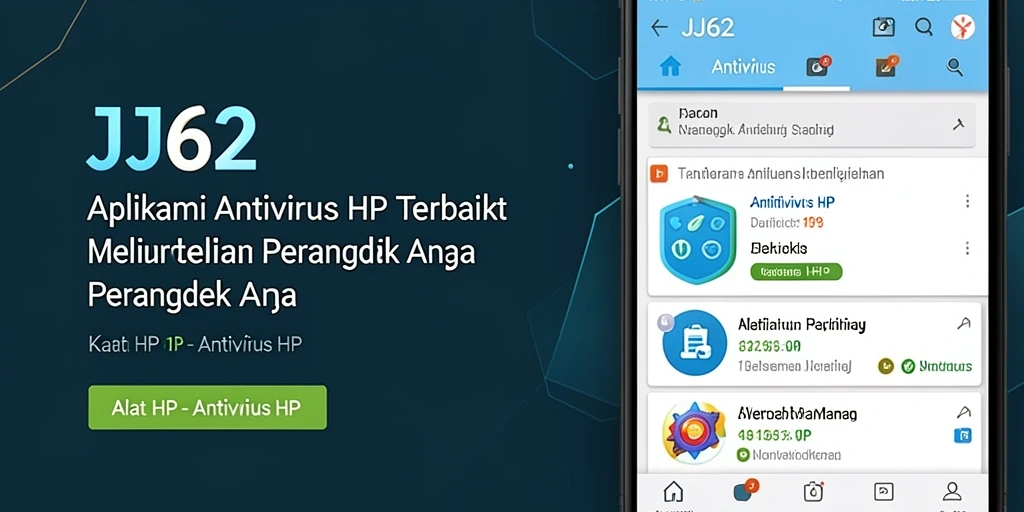 Tampilan antarmuka JJ62 yang ramah pengguna untuk perlindungan maksimal.