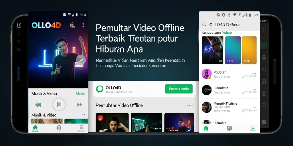 Tampilan antarmuka yang intuitif dan mudah digunakan dari OLLO4D.