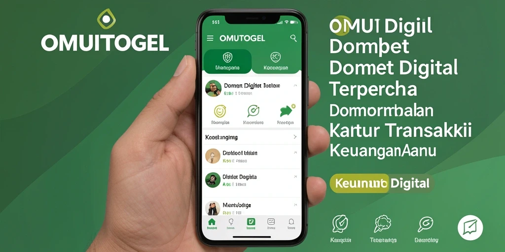 Tampilan antarmuka pengguna OMUTOGEL yang sederhana dan elegan.