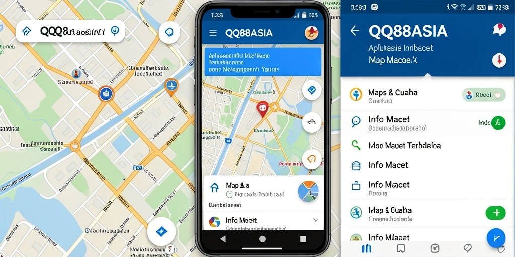 Tampilan antarmuka aplikasi QQ88ASIA dengan fitur Info Macet.